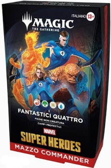 Magic The Gathering Marvel Super Heroes Mazzo Commander I Fantastici Quattro