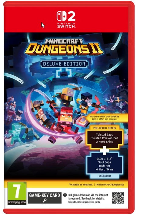 Minecraft Dungeons II Deluxe Edition (G-Key) Switch 2