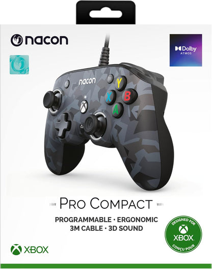 Controller Wired Xbox One Series X PC Nacon Pro Compact