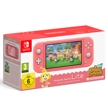 Console Switch Lite Animal Crossing New Horizons Rosa