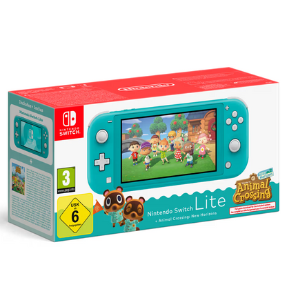 Console Switch Lite Animal Crossing New Horizons Turchese