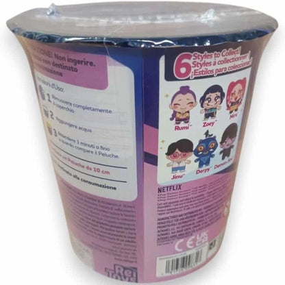 Peluche Assortiti K-Pop Demon Hunters Blind Cup Ramen 8 cm