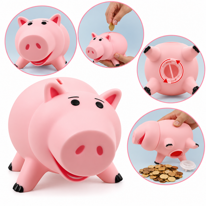 Salvadanaio Piggy Maialino Rosa 19 cm