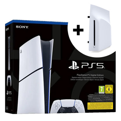 Bundle Console PS5 Slim Digital + Lettore Disco