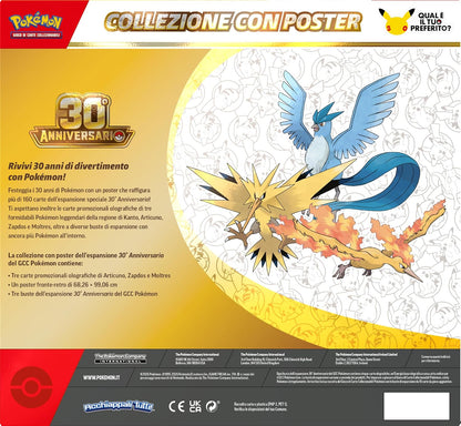 Pokémon GCC 30° Anniversario Collezione con Poster ITA