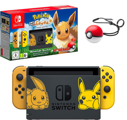 Console Nintendo Switch Pokémon Let's Go Eevee Edition - Usata