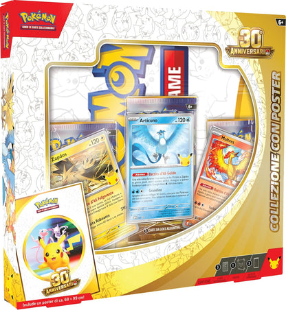 Pokémon GCC 30° Anniversario Collezione con Poster ITA