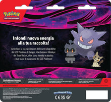 Pokemon Gengar Marshadow e Mimikyu Blister 2 Buste ITA