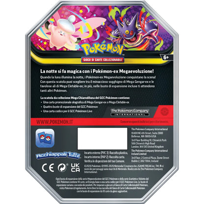 Pokémon Tin Box Mega Clefable-ex ITA