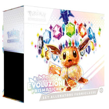 Pokémon ETB Scarlatto e Violetto Evoluzioni Prismatiche Set Allenatore ITA