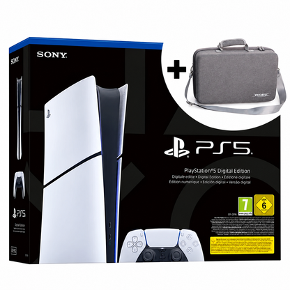 Bundle Console PS5 Slim Digital + Borsa Protettiva Console