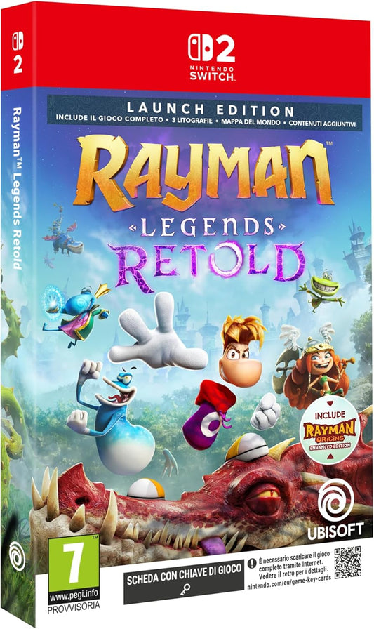 Rayman Legends Retold Launch Edition (G-Key) Switch 2