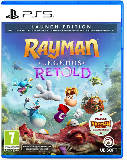 Rayman Legends Retold Launch Edition PS5