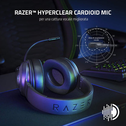Cuffie Gaming Razer Kraken V3 USB Multipiattaforma