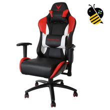 Sedia Gaming Reclinabile Varr Silverstone Rossa Nera Bianca