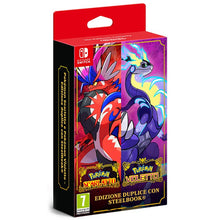 Pokemon Scarlatto e Violetto Steelbook Switch