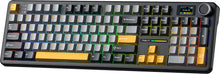 Tastiera Aula Gaming Meccanica F108 Pro Gray Orange Deep Gray RGB