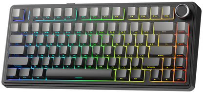 Tastiera Aula Gaming Magnetica F75 HE Gradient Grey RGB