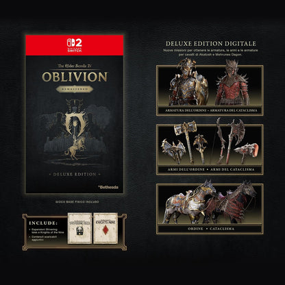The Elder Scrolls IV Oblivion Remastered Deluxe Edition Switch 2