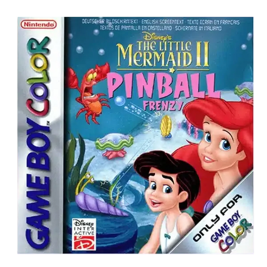 The Little Mermaid II Pinball Frenzy Game Boy Color - Usato
