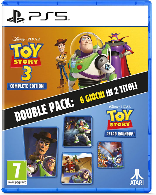 Toy Story Retro Roundup! + Toy Story 3 Complete Edition Double Pack PS5