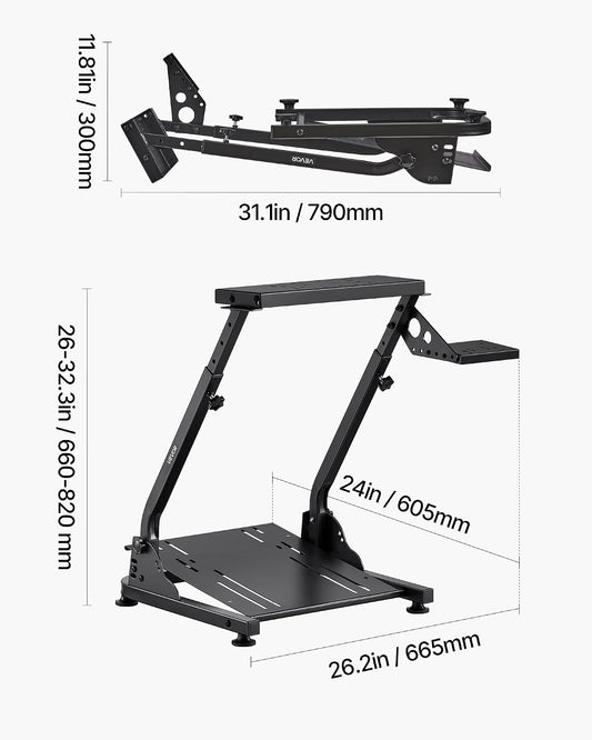 Supporto Volante da Corsa Regolabile Logitech Thrustmaster Fanatec