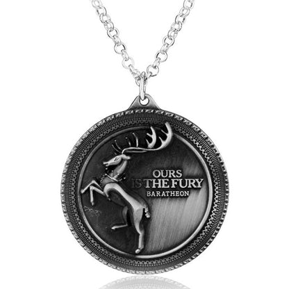 Collana Game of Thrones Cervo Ours Is The Fury (Baratheon)