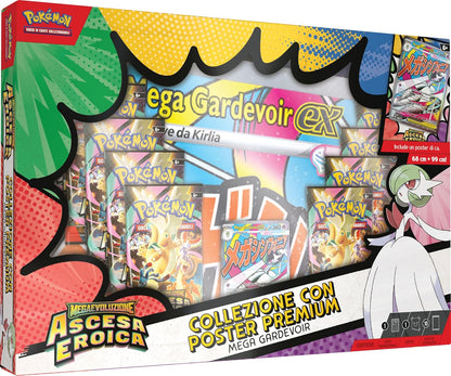 Pokémon Megaevoluzione Collezione Mega Gardevoir Ascesa Eroica con Poster ITA