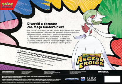 Pokémon Megaevoluzione Collezione Mega Gardevoir Ascesa Eroica con Poster ITA
