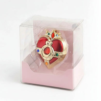 Spilla di Trasformazione Miniaturely Cosmic Heart Red Sailor Moon