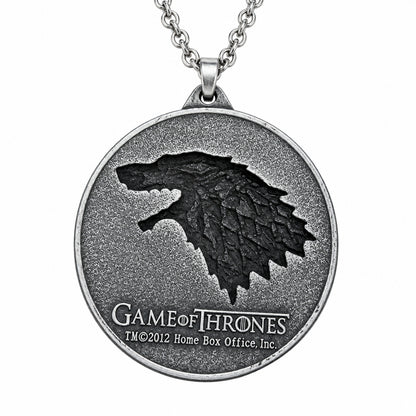 Collana Game of Thrones Lupo Winter Is Coming (Stark)