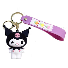 Portachiavi Hello Kitty Kuromi Nero