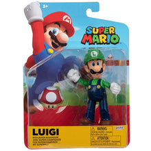 Luigi con Fungo Action Figure Super Mario 10 cm