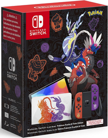 Console Nintendo Switch Oled Edizione Pokémon Scarlatto & Violetto