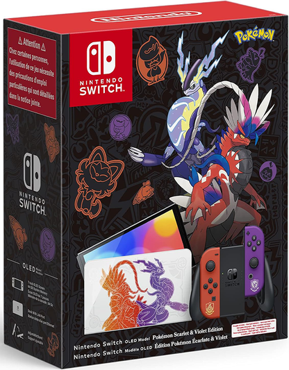 Console Nintendo Switch Oled Edizione Pokémon Scarlatto & Violetto