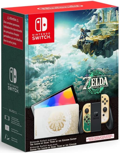 Console Nintendo Switch Oled Edizione The Legend of Zelda Tears of the Kingdom