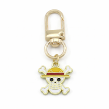 Portachiavi One Piece Jolly Roger Bianco