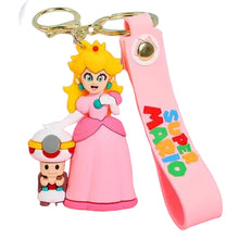 Portachiavi Super Mario Bros Peach e Toad