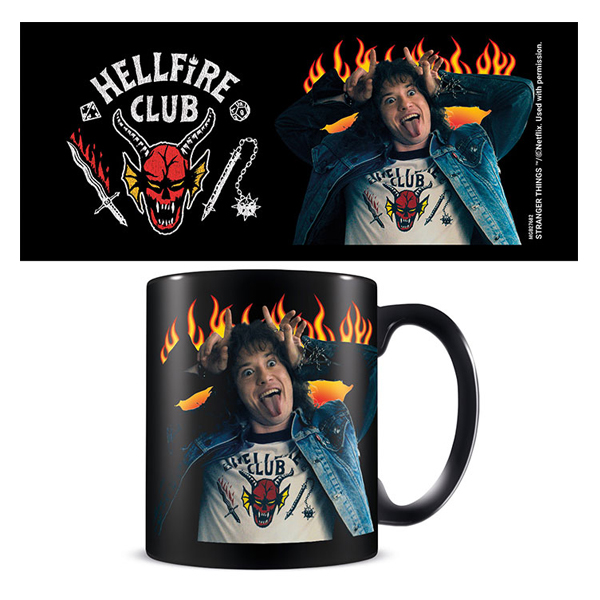 Tazza Stranger Things Eddie Hellfire Club Nera